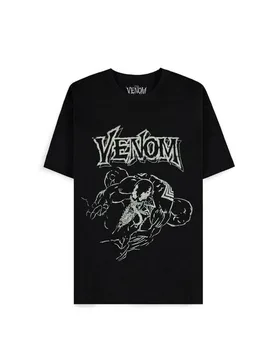 Marvel T-Shirt - Stencil - XL - für Männer - Größe XL - schwarz - Lizenzierter Fanartikel - Männer - male - Venom (Marvel) - FashionsVida