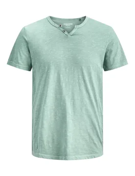 JJESPLIT NECK TEE SS NOOS male - M - FashionsVida