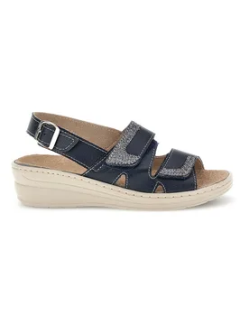 Sandali blu con cinturini regolabili e soletta estraibile 1183 38 - PRIMA RIGA - FashionsVida
