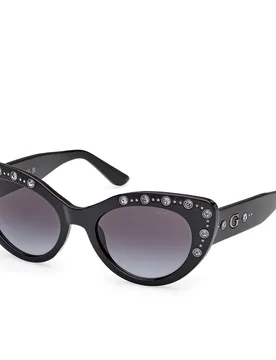Lunettes De Soleil Gu00163 Shiny Black One Size - Guess - FashionsVida