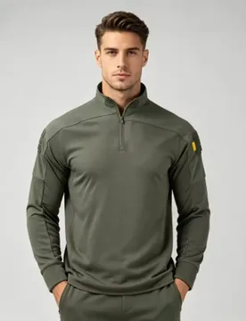 Men's Tactical Long Sleeve Shirt 1/4 Zip Military Combat Top Breathable Quick Dry Outdoor Hiking Hunting Work Shirt - Aliexpress - FashionsVida