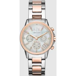 Reloj de mujer de acero inoxidable con cronógrafo