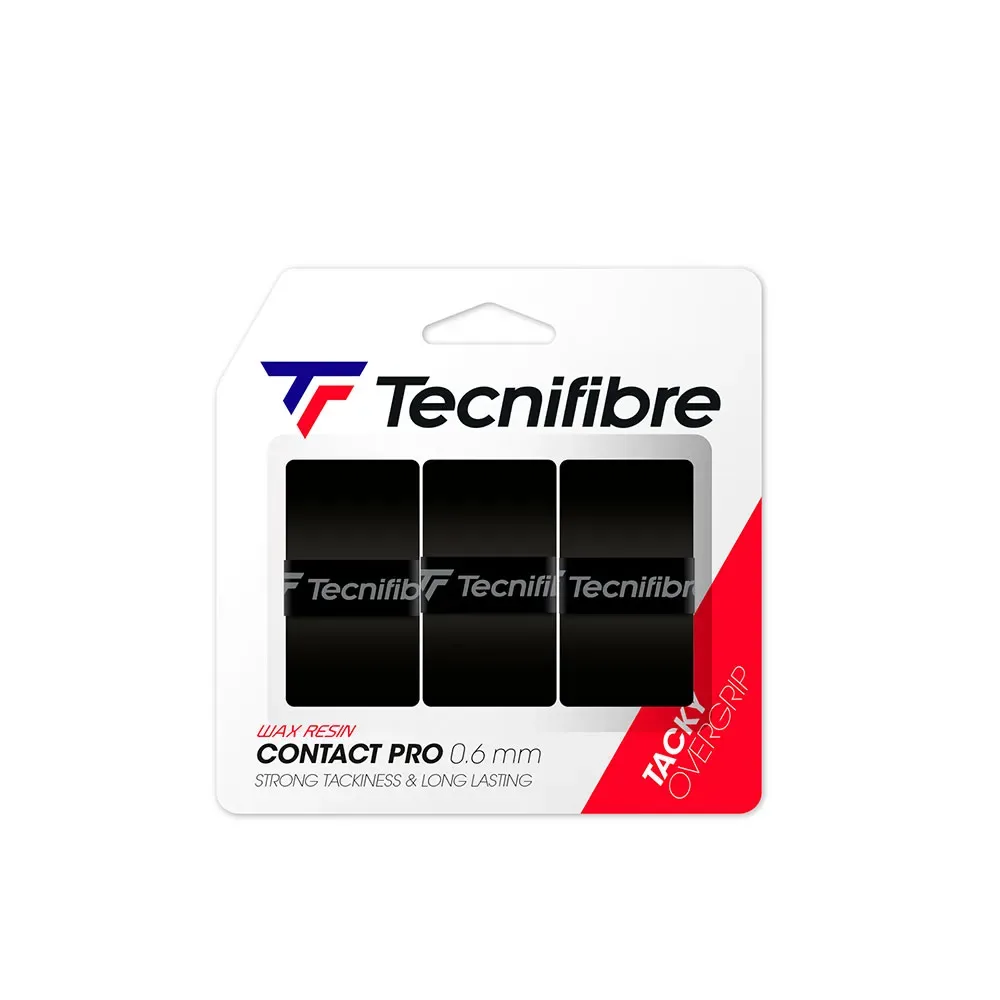 Pro Contact Overgrip 12 Units Black One Size - Tecnifibre - FashionsVida