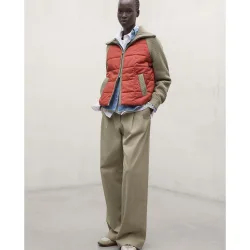Chaqueta de mujer híbrida 100% lana reciclada daniela
