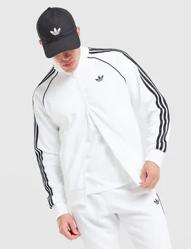 Mens Giacca della Tuta SST - Bianco, bianco bianco Uomo taglia M - Adidas - FashionsVida