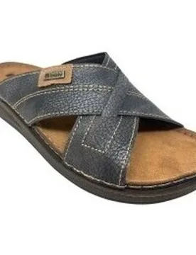 Sandalen Ve09 Schwarze Herrensandale 44 Male - Inblu - FashionsVida
