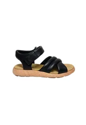 Scarpe Donna Belmar Waves Backstrap Sandal Medium Black Full Grain