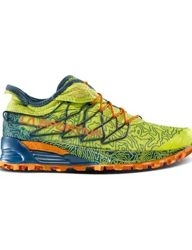 Mutant Trail Running Shoes Lime Punch / Storm Blue UK 9 Men - La Sportiva - FashionsVida