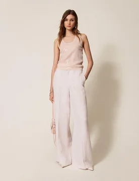 Twinset Top en maille avec sequins - TWINSET - FashionsVida