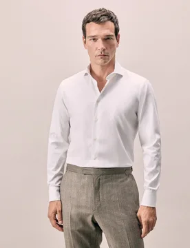 Camisa vestir hombre manga larga elastano - Emidio Tucci - FashionsVida