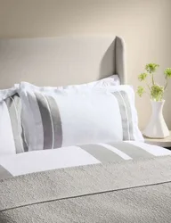 Pure Cotton Textured Jacquard Bedspread Grey