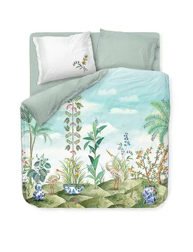 Perkal Bettwäsche Jolie 2x 70x90cm / 200x200cm Weiss weiss - Pip Studio - FashionsVida