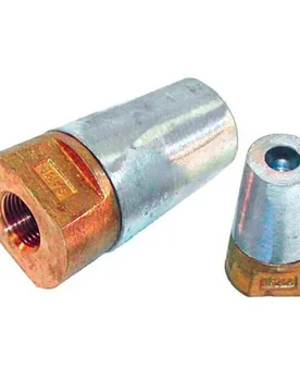 Complete Nut Anode Grey / Bronze 22-25 mm unisex - Super Marine - FashionsVida