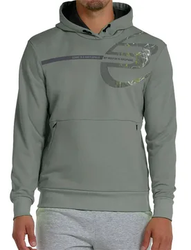 Bullpadel Baiona Hoodie Kaki S - Bullpadel - FashionsVida