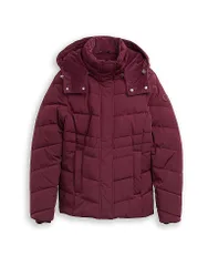 Chaqueta acolchada rojo oscuro M