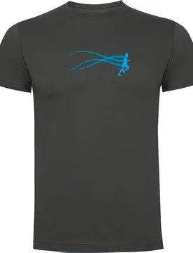 Run Estella Short Sleeve T-shirt Dark Grey XL Men - Kruskis - FashionsVida