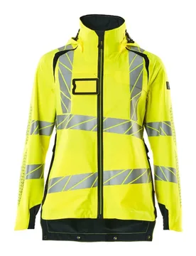 Veste De Pluie Accelerate Safe 19011 Outer Lining Hi-Vis Yellow / Dark Navy 4XL - MASCOT - FashionsVida