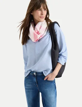 Cecil Loop Schal Blau - CECIL - FashionsVida