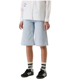 Short En Jean O262532 Blule Light Used 10 Années Fille - Garcia - FashionsVida
