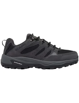 Chaussures basses imperméables de randonnée journée - Redmond IV Low Waterproof Black Citron Haze en Cuir - Taille 37,5 - Noir - Columbia - FashionsVida