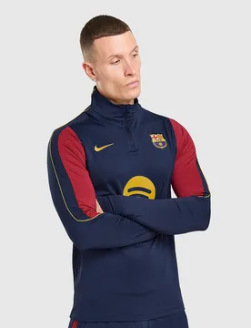 Mens FC Barcelona Strike Drill Top - Blu, blu blu Uomo taglia M - Nike - FashionsVida