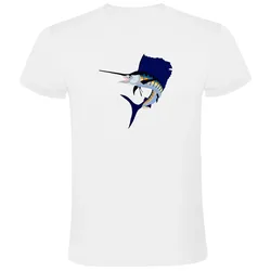 Jumping Sailfish Short Sleeve T-shirt White L Men