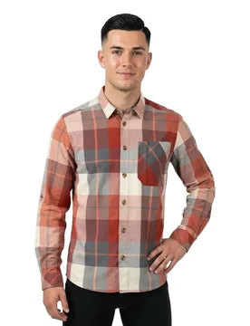 Chemise à Manches Longues Customized 22904 Autumn Red Checked 4XL - MASCOT - FashionsVida
