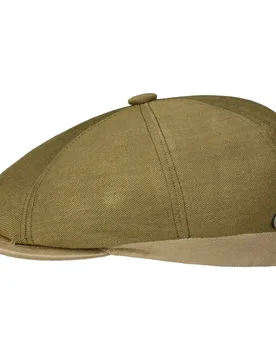 Twotone Flat Cap by - olive - Size: XL (60-61 cm) - Lierys - FashionsVida