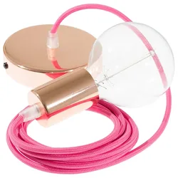 Cables Suspension Luminaire Rm08 50 Cm Fuchsia / Copper One Size