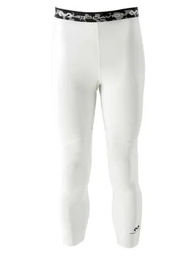 Leggings Compression With Dual Layer Knee Support White 2XL - Mc David - FashionsVida