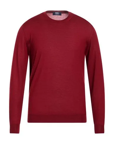 Pullover Herren Bordeaux 50,52,54,56,58,60 Herren - Fedeli - FashionsVida