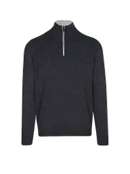 Troyer Pullover dunkelblau XL Herren