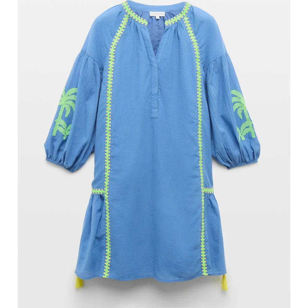 Vestido con bordado - Stella Rittwagen - FashionsVida