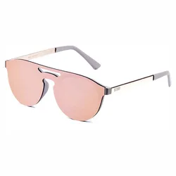 San Marino Polarized Sunglasses Matte Solid Grey Revo Pink Flat/CAT3 Men,Women