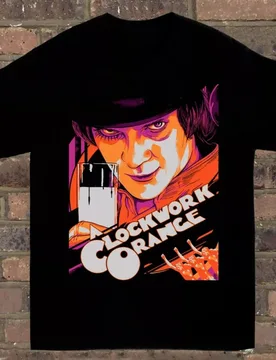 Vintage 90's A Clockwork Orange Horror Gift t shirt 100% cotton Short Sleeve Graphic Clothes All size tops S-6XL - Aliexpress - FashionsVida