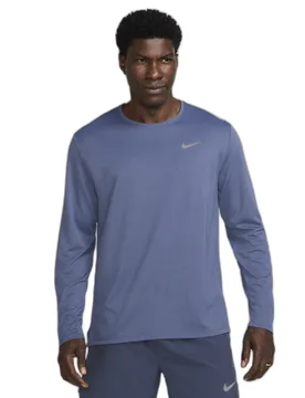 Langarmtrikot Miler Dri-FIT UV - Bleu - male - Size: XL - Nike - FashionsVida