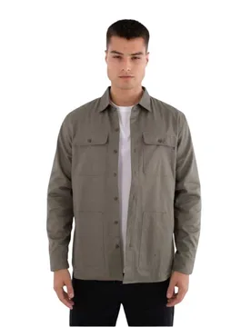 T-shirt à Manches Longues Worker Lined Army S - Hurley - FashionsVida