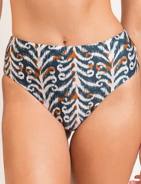 Braga de bikini culotte estampada - Río de Sol - FashionsVida