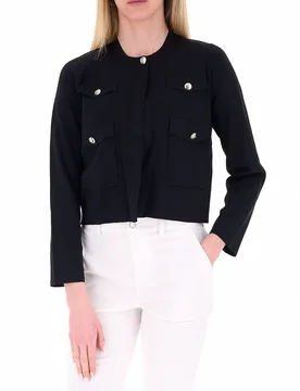 LIU JO Cardigan in viscosa NERO XS - Liu jo - FashionsVida