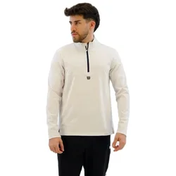 Elevete Performance Half Zip Sweatshirt Bright White L