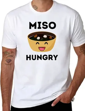 Miso Hungry T-Shirt cotton t shirt man t shirt man plain T-Shirt - Aliexpress - FashionsVida