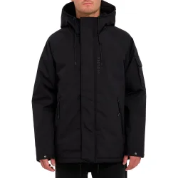 Parka de hombre con capucha y corte amplio