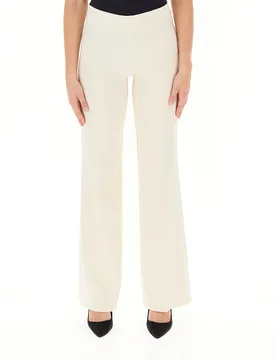 Pantalone flare BEIGE L - Rinascimento - FashionsVida