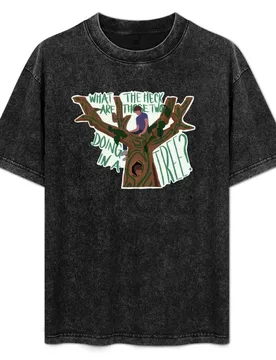 What the heck are those two doing in a tree? T-Shirt Casual Daily Outfit T-Shirt - Aliexpress - FashionsVida