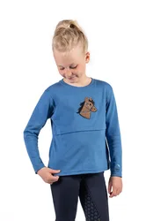 Kinder Langarmshirt MIA blau 146/152