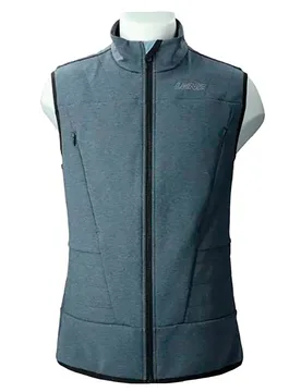 Gilet Heat 2.0 Black / Grey Melange S Homme - Lenz - FashionsVida