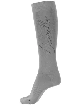 Damen Kniestrümpfe CAVALSELMA silvergrey 35-38 - Cavallo - FashionsVida