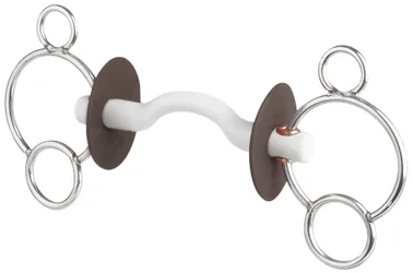 Ring Gebiss mit Zungenbogenstange hart 13,0 cm