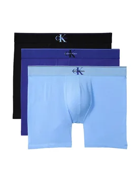 CK Archive 3 Pack Cotton Stretch Boxers Black Mix male - Calvin Klein - FashionsVida