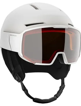 Casque Avec Visière Osmo White 53-56 cm unisex - Salomon - FashionsVida